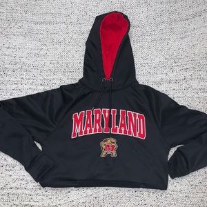 University of Maryland UMD Stitched Logo Hoodie